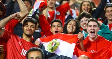 الجماهير تترقب حضور مباراة مصر وبلجيكا في Egyptian Fan Zone بأجواء حماسية 1 202203250845114511