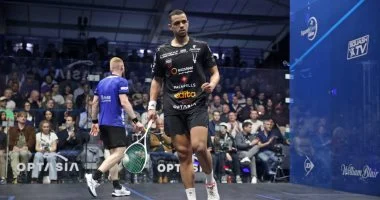 مصطفى عسل يحقق المركز الثاني في بطولة بريطانيا المفتوحة للإسكواش بعد انسحاب المنافس للإصابة 2 202603281139273927 400