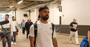 وصول لاعبي منتخب مصر إلى ملعب هينتنجتون استعدادا لمباراة البرازيل تابع الصور 4 202606061155125512 390