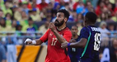 مهند لاشين يحصل على إنذار في مباراة مصر ونيوزيلندا ضمن منافسات دولية 1 20260607040557557 394