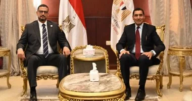 وزير الشباب والرياضة يلتقي المسؤول الليبي لمناقشة تعزيز التعاون المشترك بين البلدين 6 202606070553165316 12607