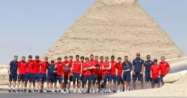منتخب شباب روسيا يتفقد الأهرامات قبل المواجهة الودية مع منتخب الفراعنة 1 2026060811000101 390