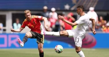 أحمد فتوح يحصد إنذار في مواجهة بلجيكا بكأس العالم وسط منافسة حامية 1 202606151049574957 22650