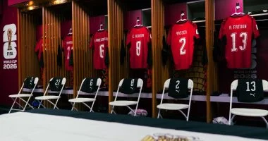 جولة داخل غرفة ملابس منتخب مصر قبل مواجهة نيوزيلندا في كأس العالم صور 1 202606220237273727 12607