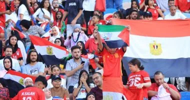 الجماهير المصرية ترفع علم فلسطين في احتفالات فوز المنتخب بكأس العالم 1 202607130724392439 390