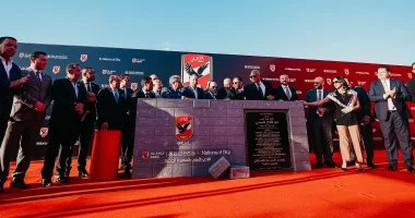 الأهلي يفتتح فرع المنصورة بمساحة 40 فدان وملاعب وصالة ألعاب مائية ضخمة 1 202607140457115711 387