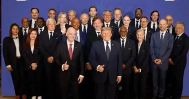 ترامب يستقبل وفد مجلس الفيفا بحضور هاني أبوريدة لتعزيز التعاون الرياضي 1 202607181228172817 391
