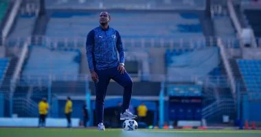 موكوينا يشارك في أول تدريبات بيراميدز بالدفاع الجوي تحضيراً للموسم الجديد 1 202607181241554155 263