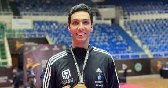 الاتحاد الأولمبي يبارك لسيف عيسى فوزه بذهبية جائزة التايكوندو الكبرى في كوريا الجنوبية 1 202601080830573057 487